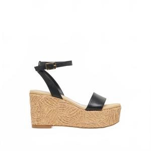 NEW DOLCE VITA women's talisa wedge sandals in black